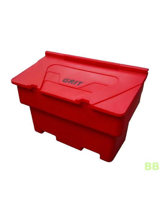 Red 200 ltr Grit Salt Bin