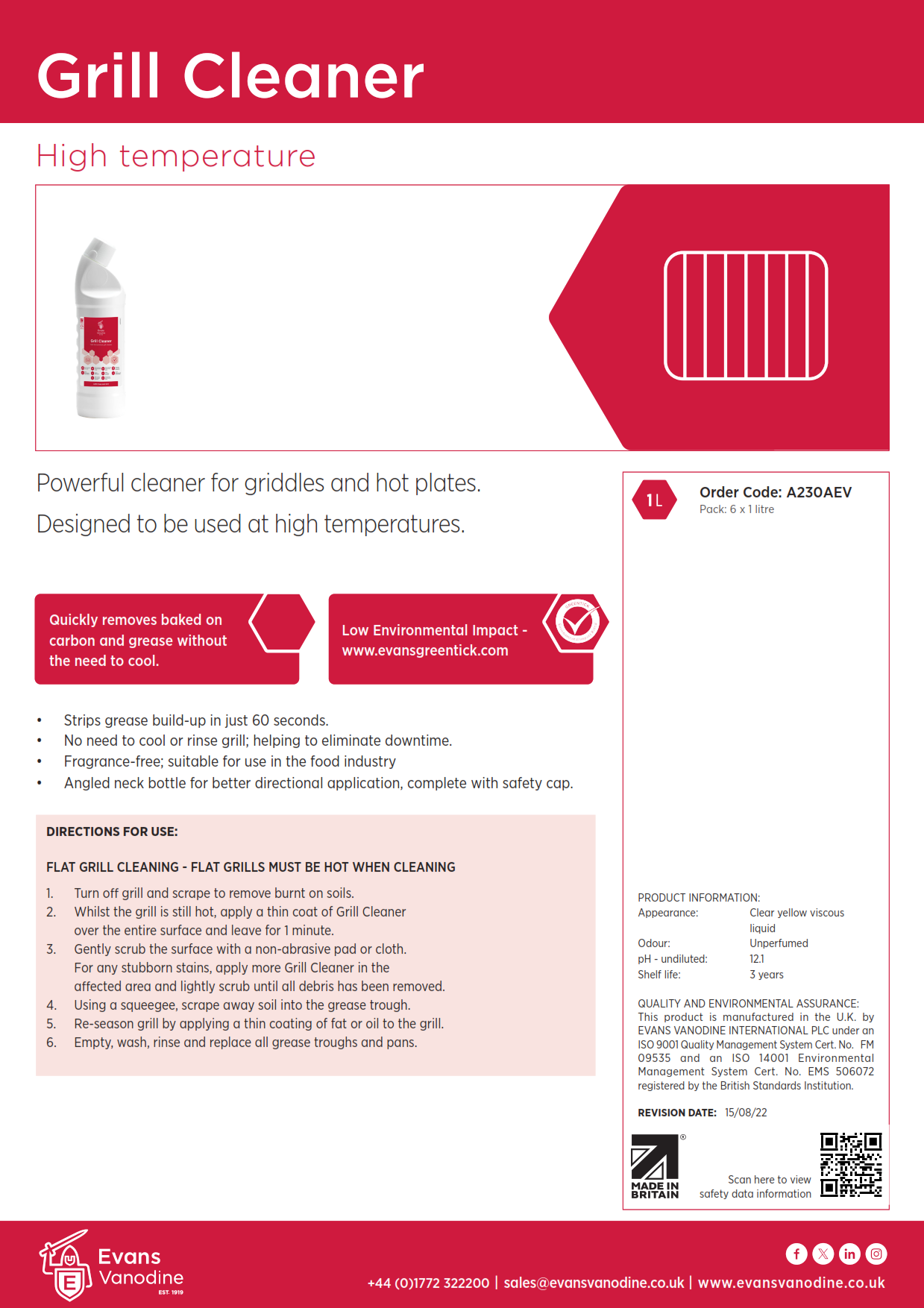 Grill Cleaner - 1 ltr