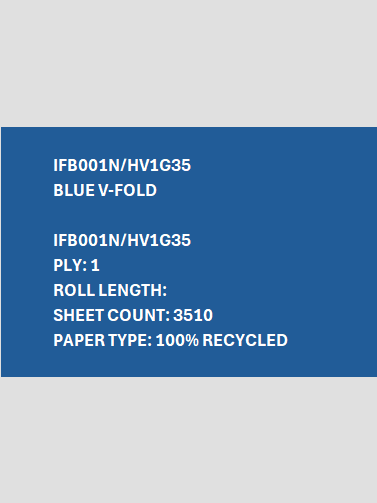 IFB001N – Blue V-Fold