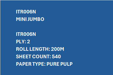 ITR006N – 3" Mini Jumbo 200M