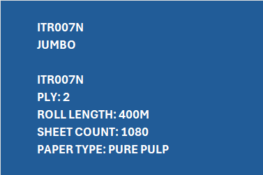 ITR007N –  Jumbo 400M