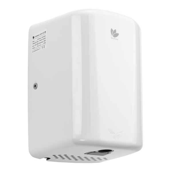White Turbo Junior Plus Hand Dryer