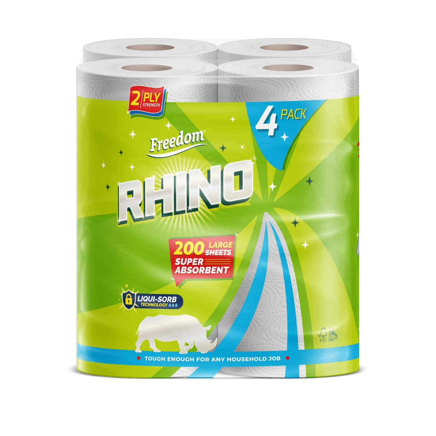 KTC060 - Rhino 4 Pack Kitchen Towel