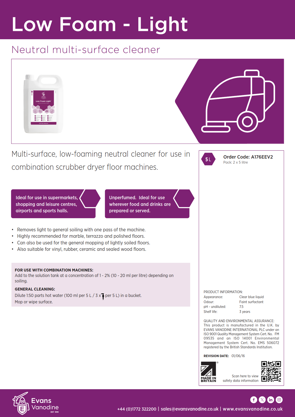 Low Foam Light - 5 ltr