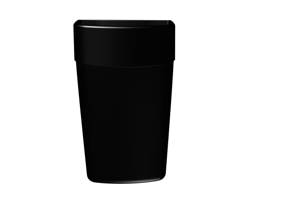 Myriad Waste Bin 25L Black