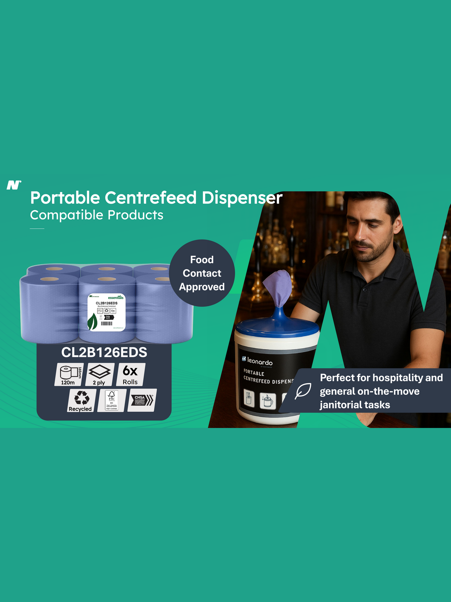 Portable Centrefeed Dispenser