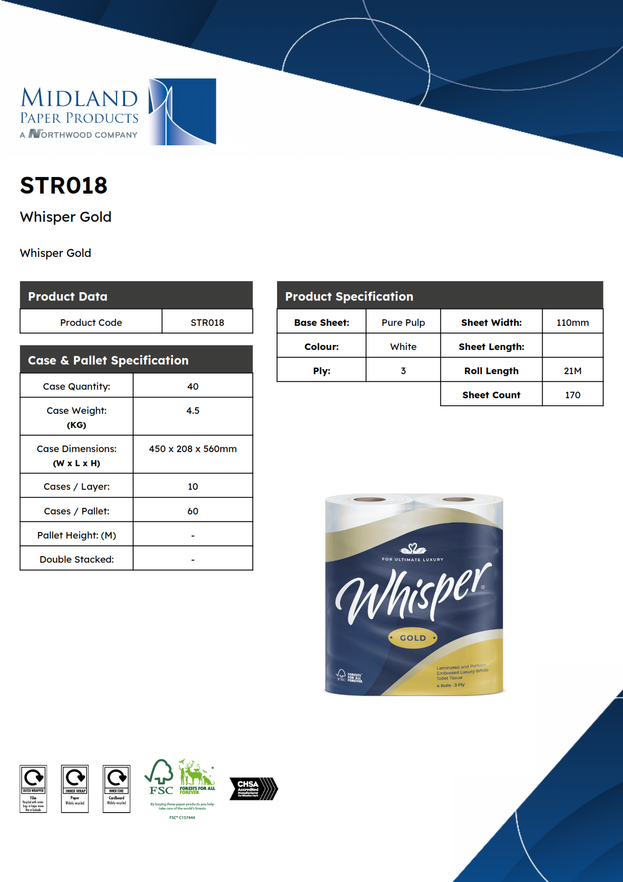 STR018 – Whisper Gold