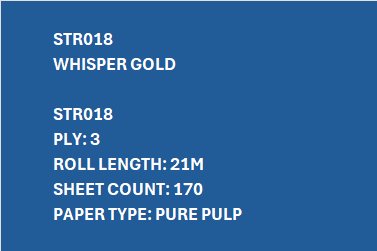 STR018 – Whisper Gold