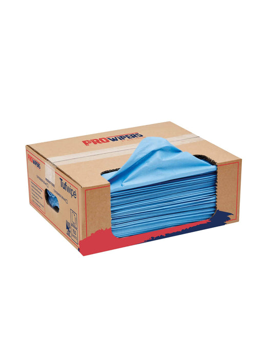 Blue Folded Tufwipe