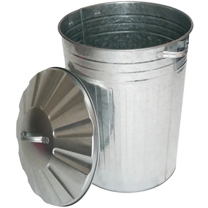 Mac Dustbin Galvanised Dustbin With Lid – M60 Cleaning Supplies Ltd